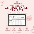Ultimate Wedding Planner Spreadsheet | Wedding Budget, Guest List, Timeline & Checklist